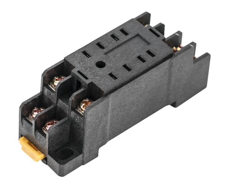 DIN s�nre szerelhet� rel� foglalat, k�t-morz�s rel�hez, LA-RF-2